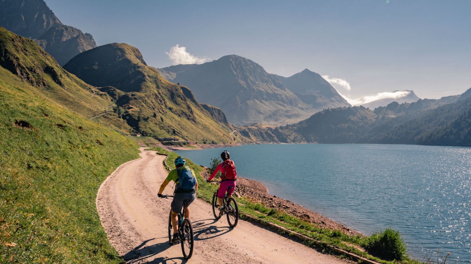 Mountain biking 