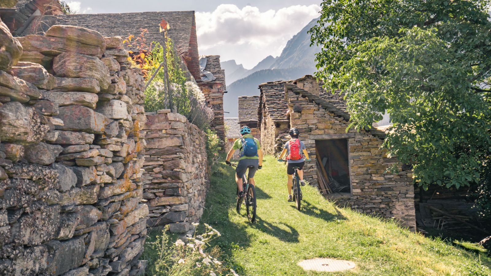 Mountain biking in Malvaglia