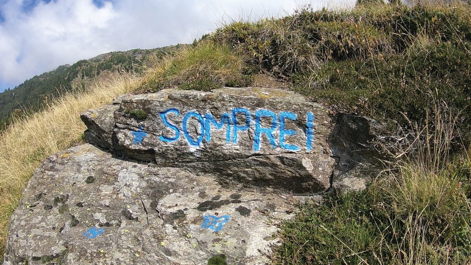 Tranquilla passeggiata in montagna