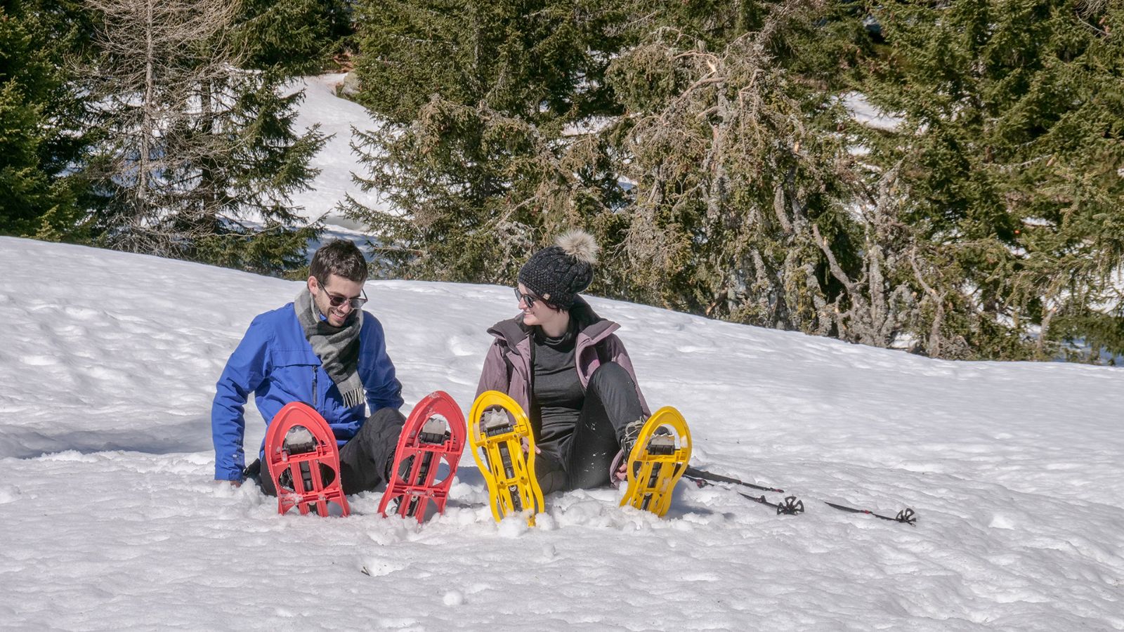 Snowshoeing in Cioss Prato, Bedretto Valley