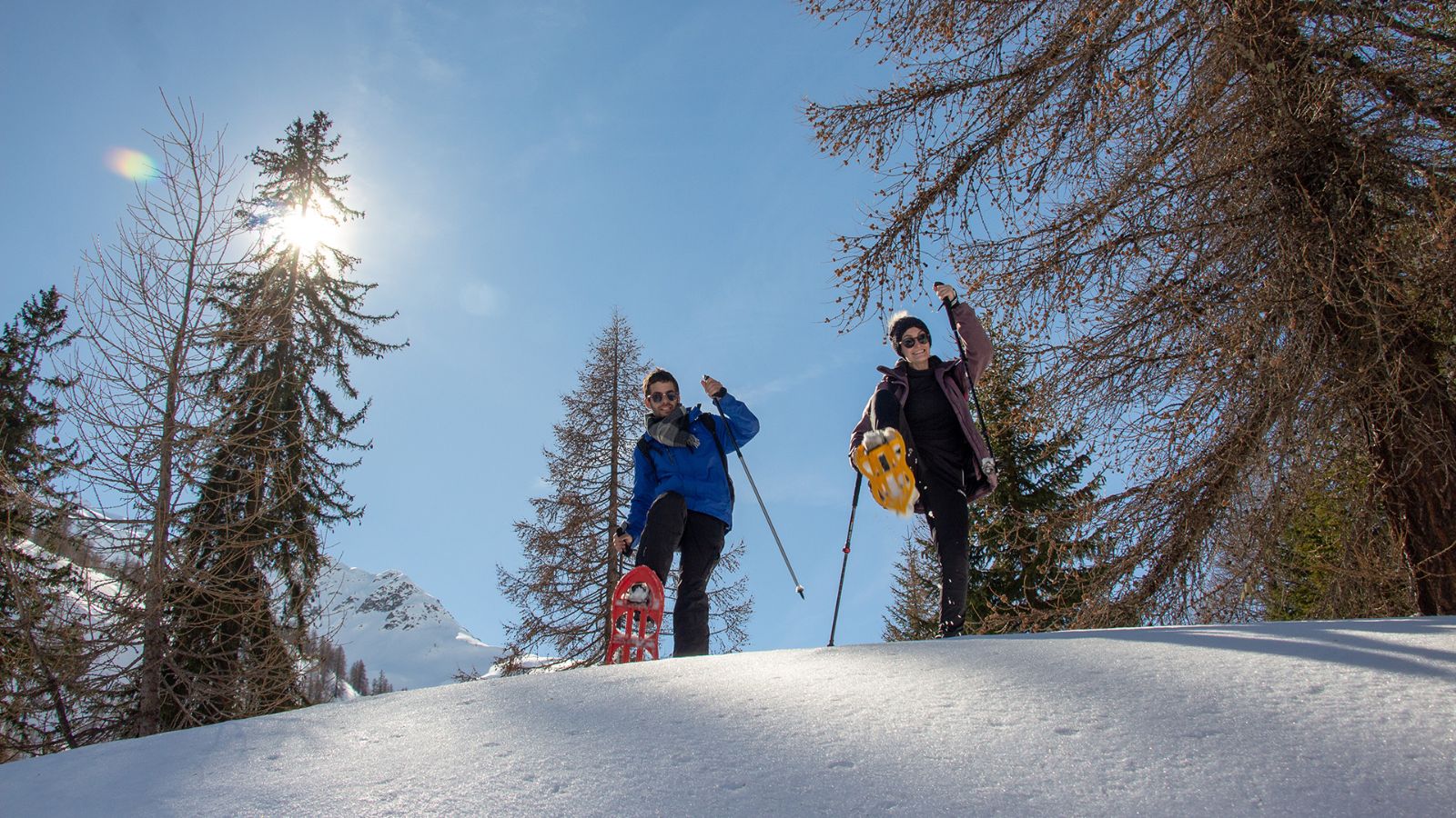 Snowshoeing in Cioss Prato, Bedretto Valley