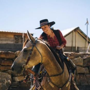 Eva Arnoldi, founder of Leventina Western