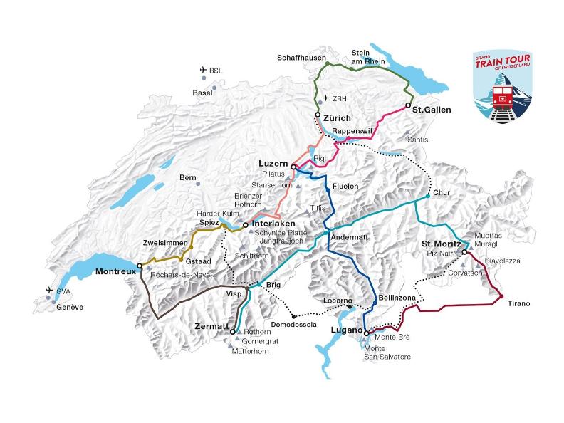 Image 0 - Grand Train Tour of Switzerland - Tratta Lugano – Flüelen – Luzern Image 0 - Grand Train Tour of Switzerland - Tratta Lugano – Flüelen – Luzern